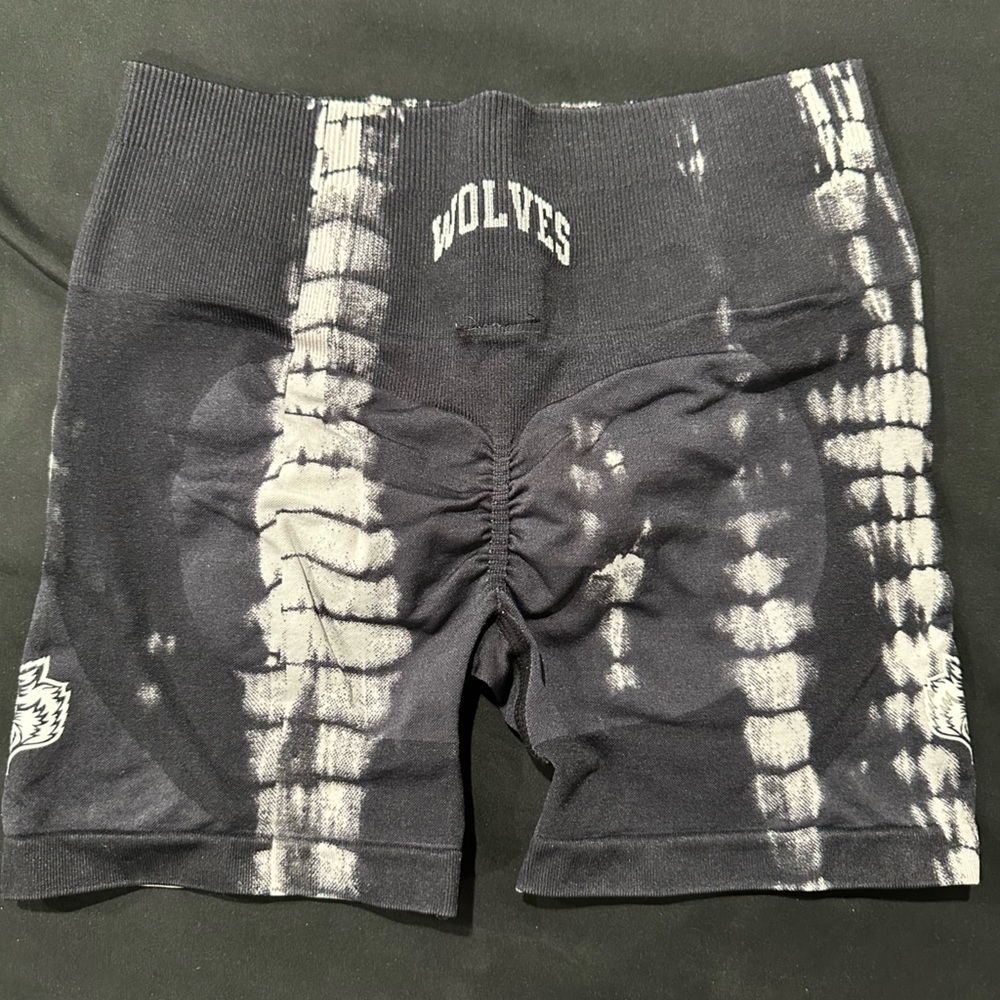 Womens darc sport seamless black and white tie dye
